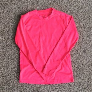 Hot pink long sleeves shirt